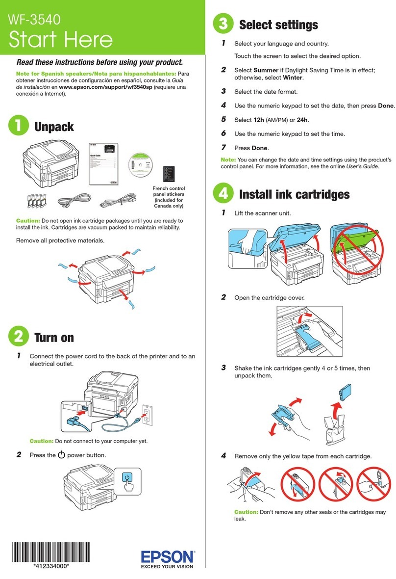 Epson WorkForce WF-3540 User manual