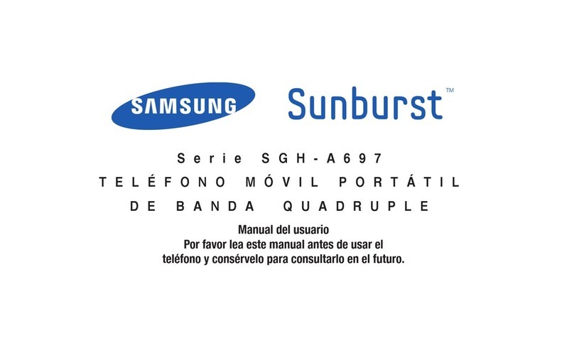 Samsung SUNBURST SGH-A697 Series User guide