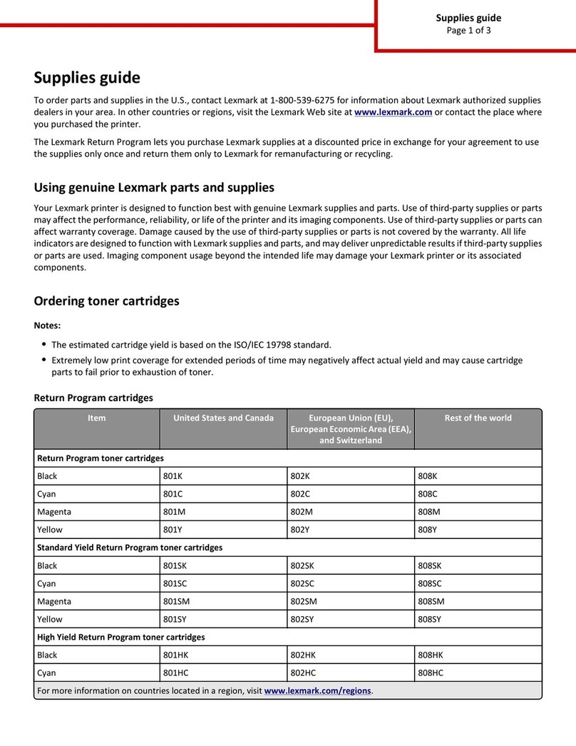 Lexmark CX510 series User manual