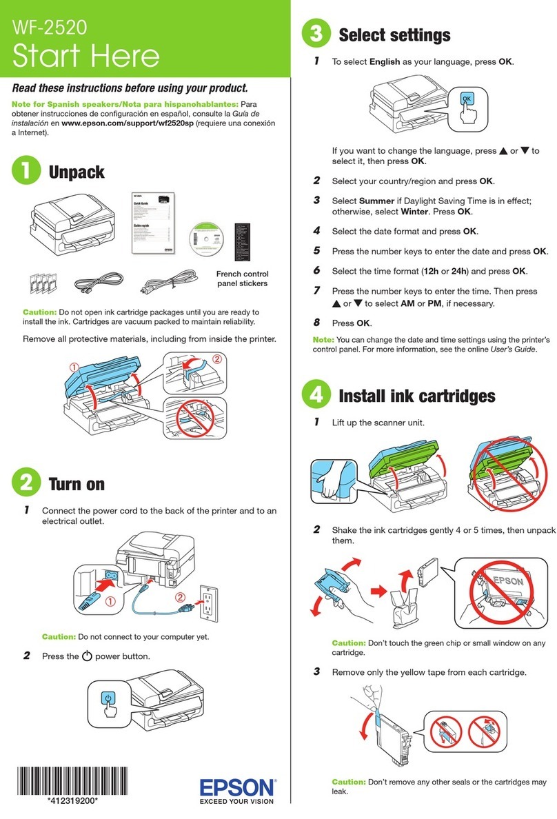 Epson WF-2520 Start here