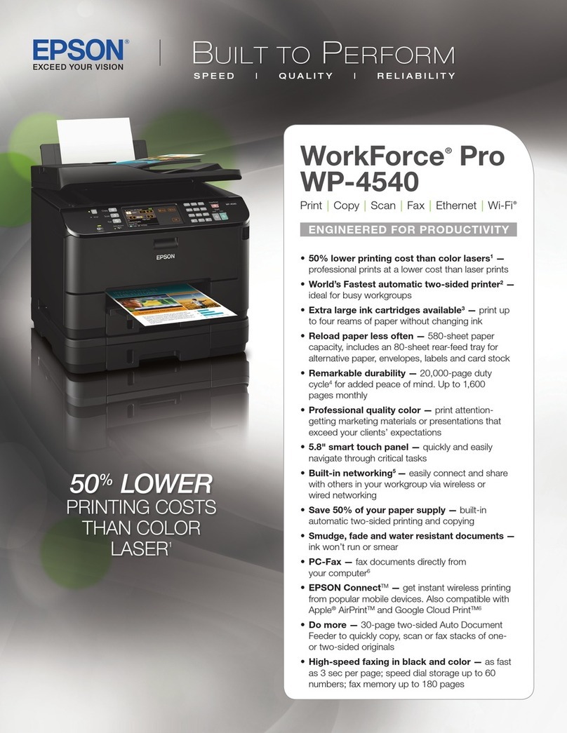 Epson WorkForce Pro WP-4540 User manual