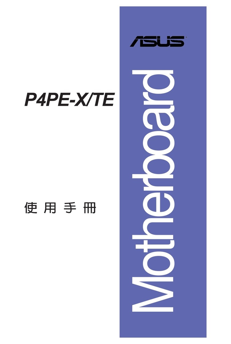 Asus P4PE-X TE User manual