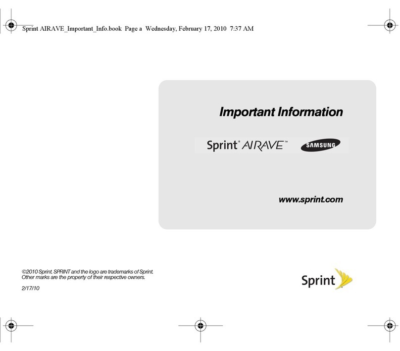 Samsung SPRINT SCS-26UC Operating manual