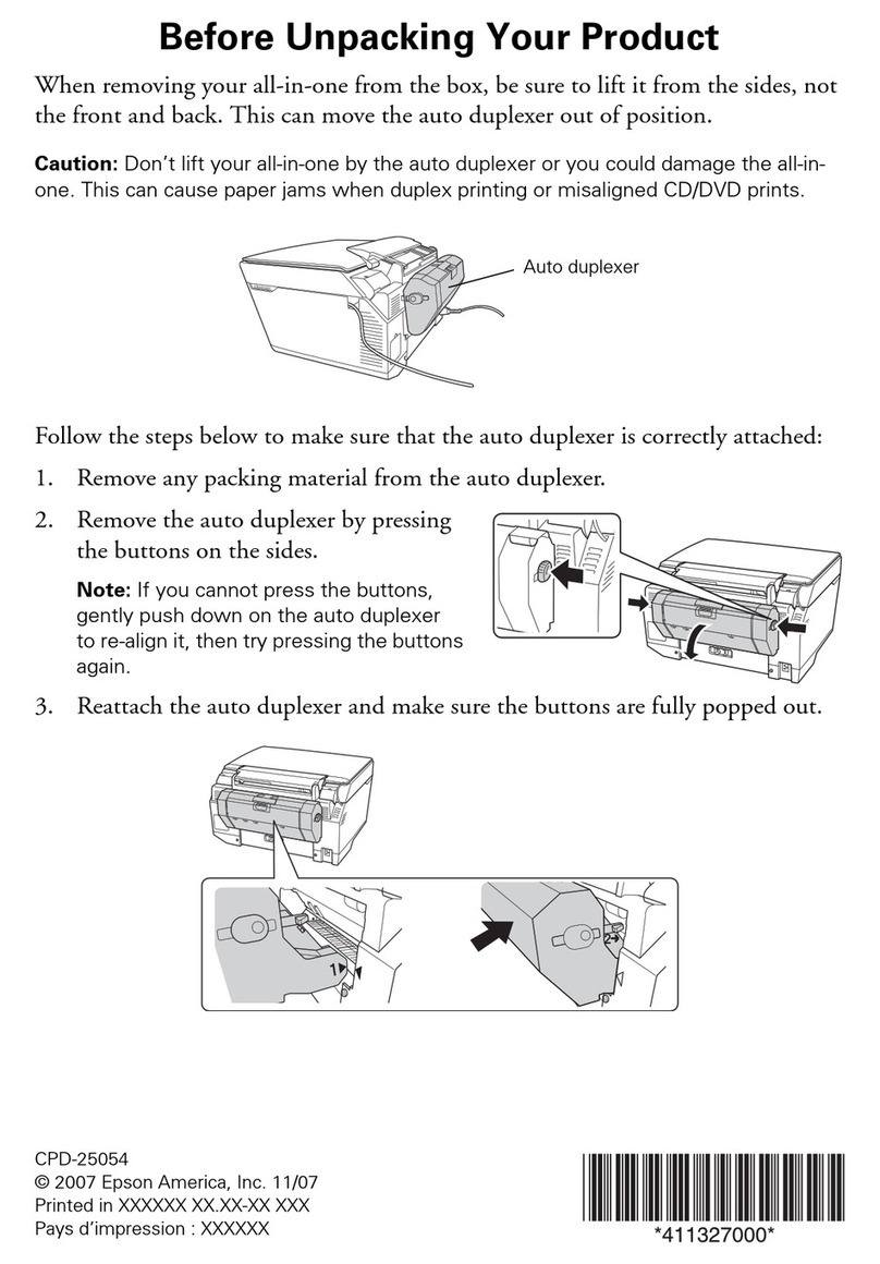 Epson RX680 - Stylus Photo Color Inkjet Important information