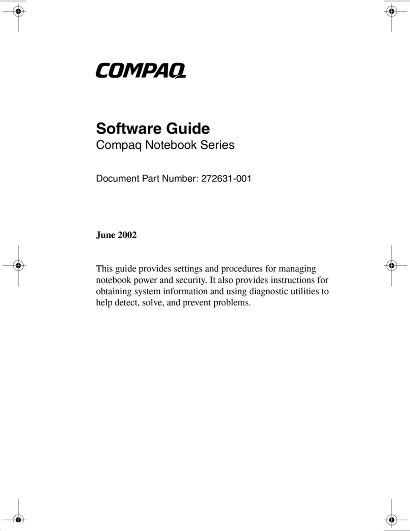 Compaq Evo n1005v - Notebook PC Quick start guide Compaq Evo n1005v - Notebook PC Quick start guide