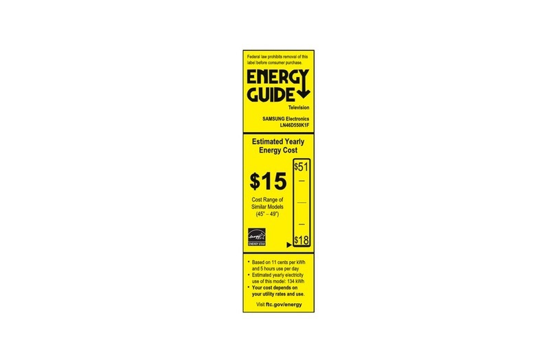 Samsung LN46D550K1F User manual