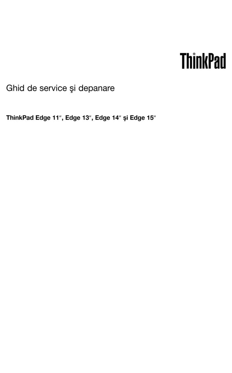 Lenovo Thinkpad edge 13 Instruction Manual