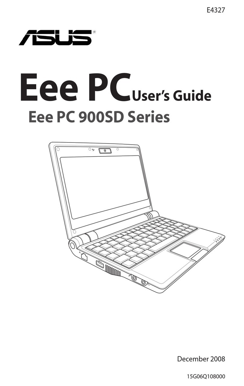 Asus Eee PC 900SD User manual Asus Eee PC 900SD User manual