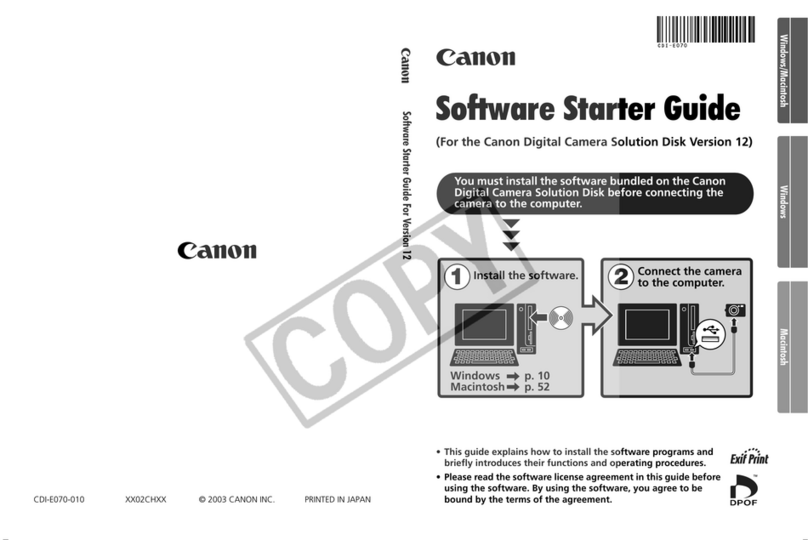Canon PowerShot A60 Mounting instructions