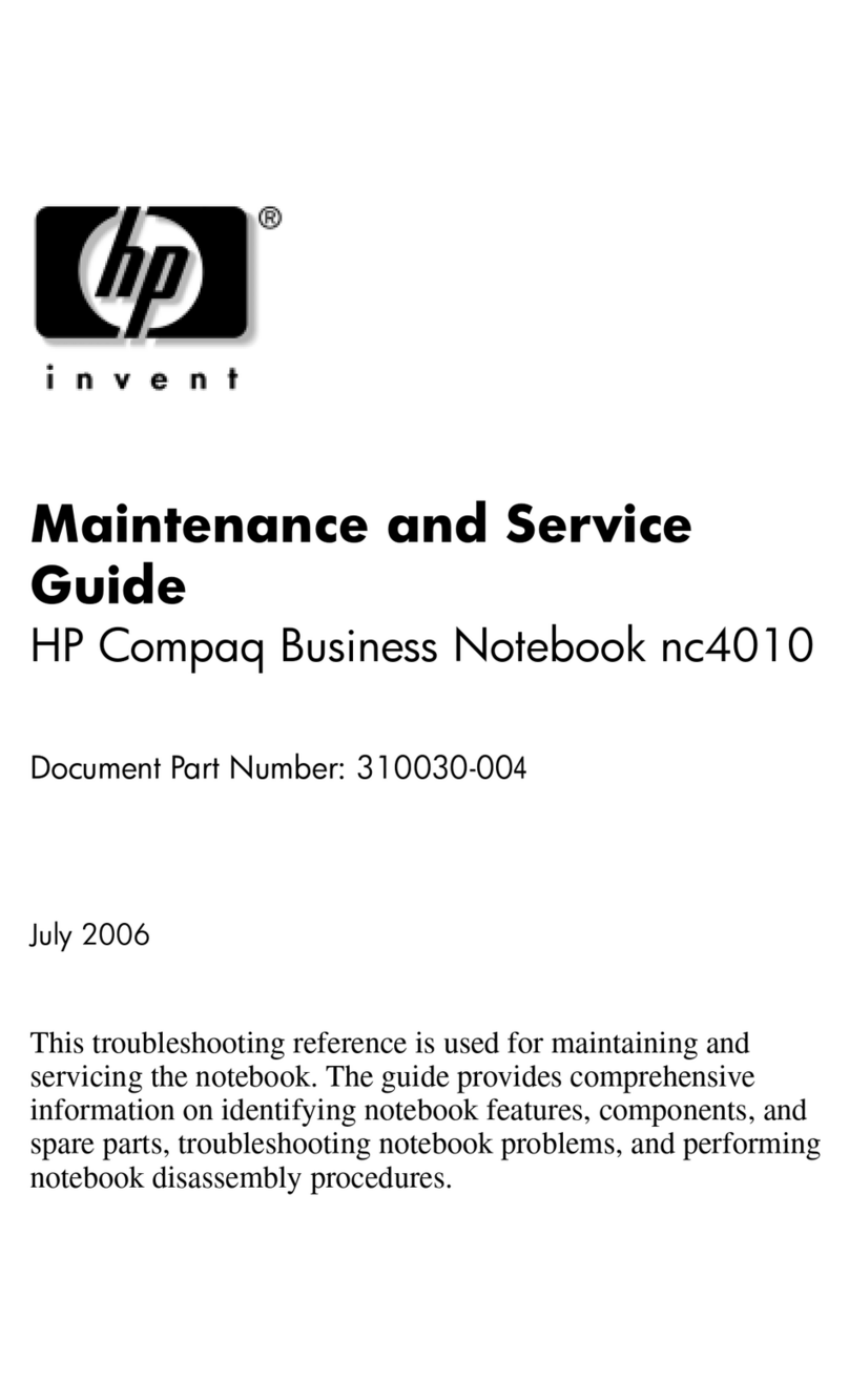 HP Compaq nc4010 - Notebook PC Manual