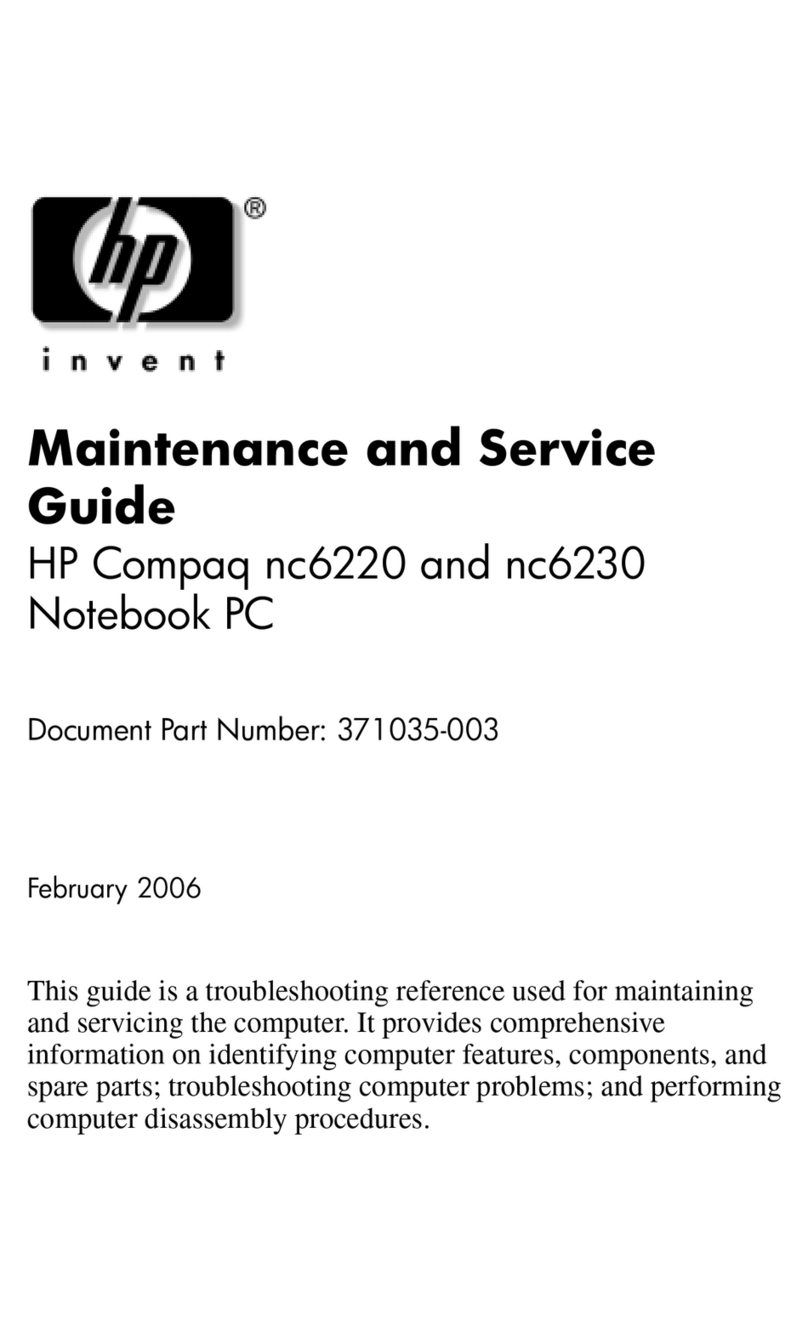 HP Compaq nc6220 - Notebook PC Manual