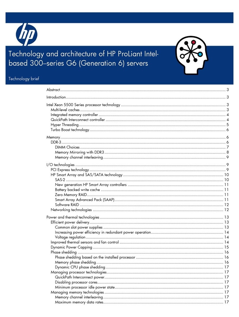 HP ProLiant DL370 Reference manual