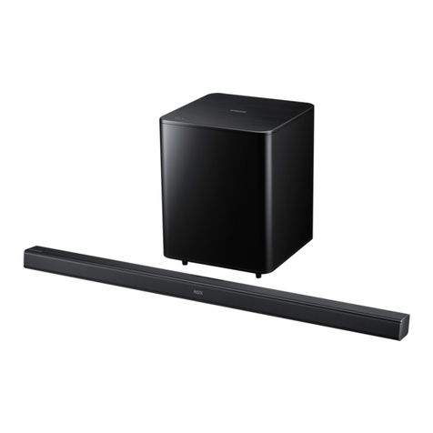 Samsung Crystal Surround Air Track HW-F551 User manual