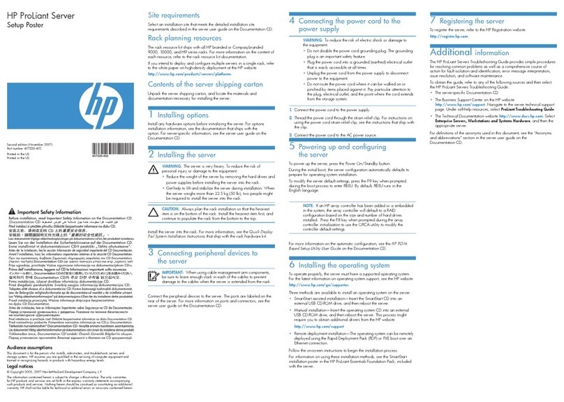 HP ProLiant Server How to use