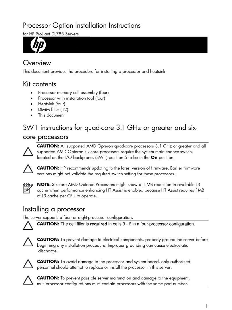 HP ProLiant DL785 User manual