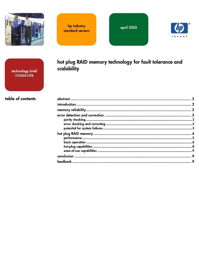 HP DL740 - ProLiant - 4 GB RAM User manual