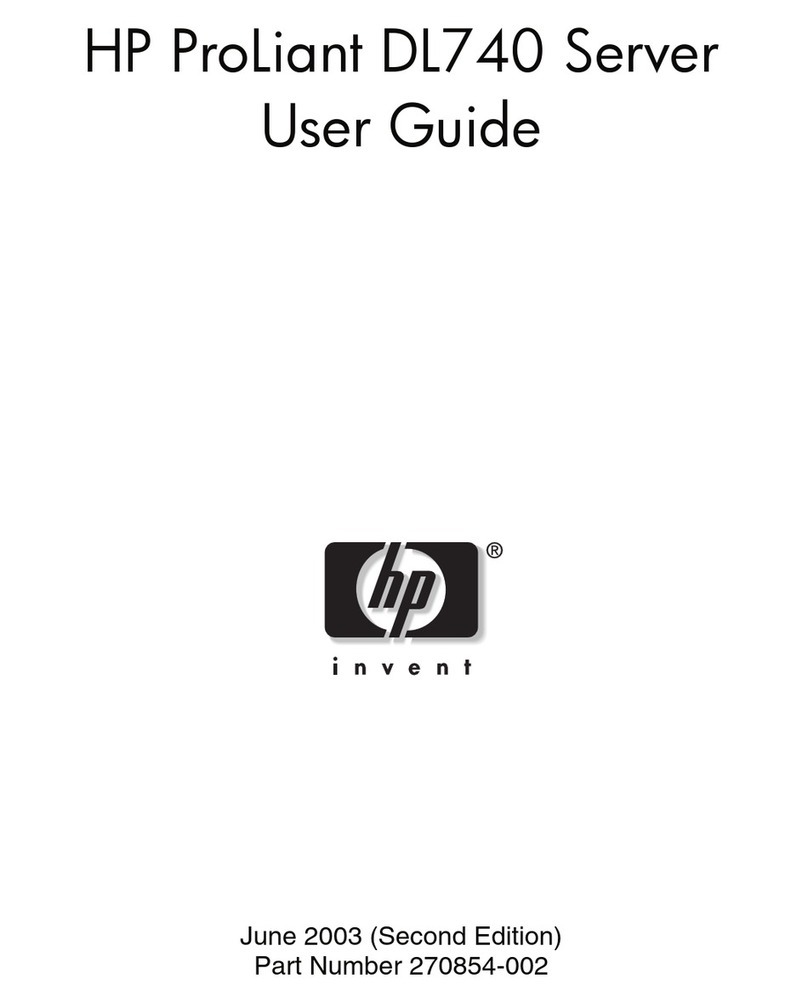 HP DL740 - ProLiant - 4 GB RAM User manual