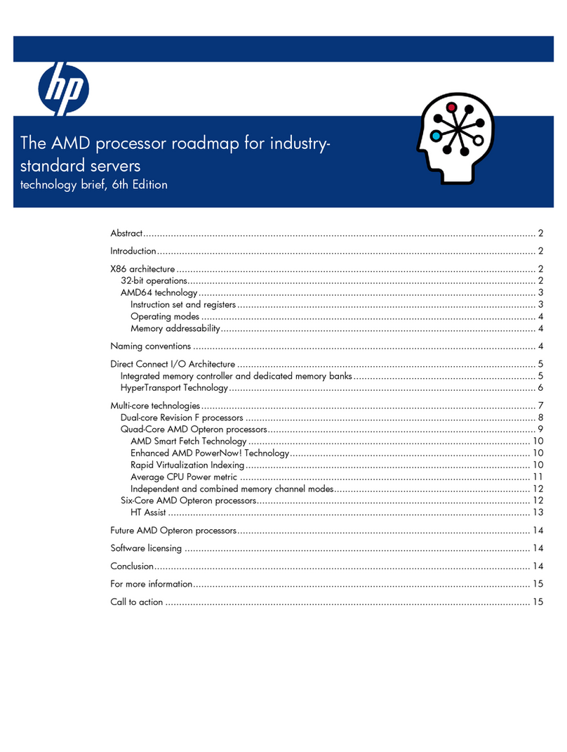 HP ProLiant DL585 Technology brief
