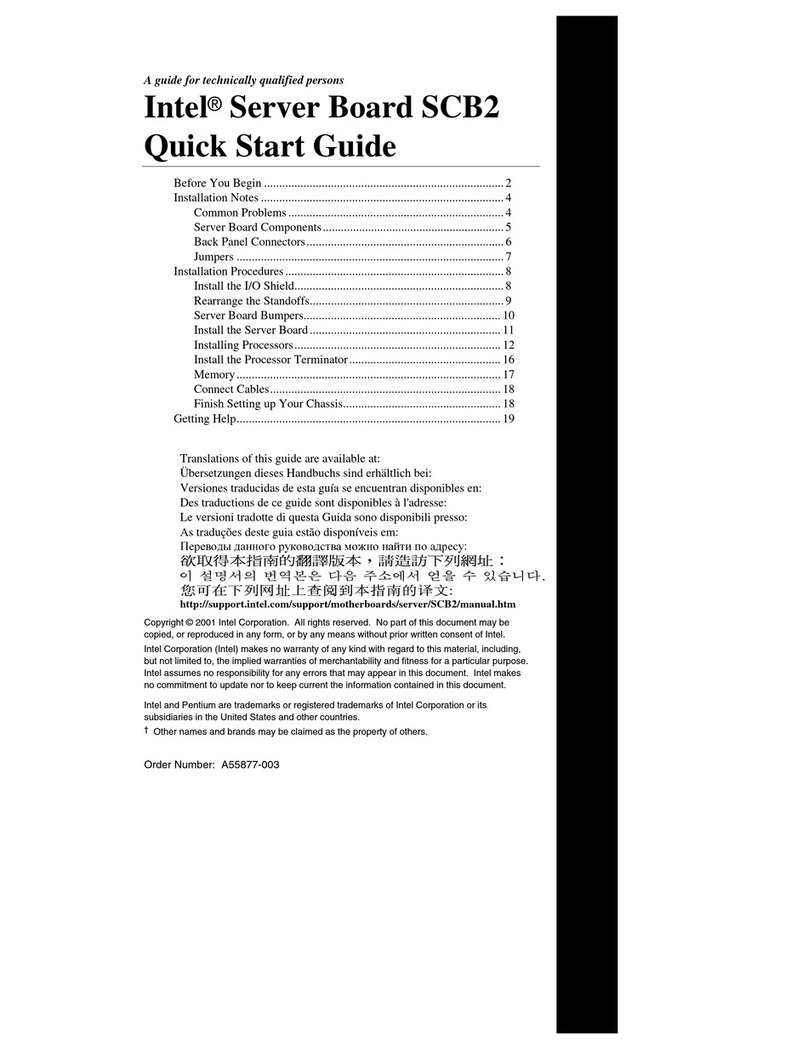 Intel SCB2ATA User manual