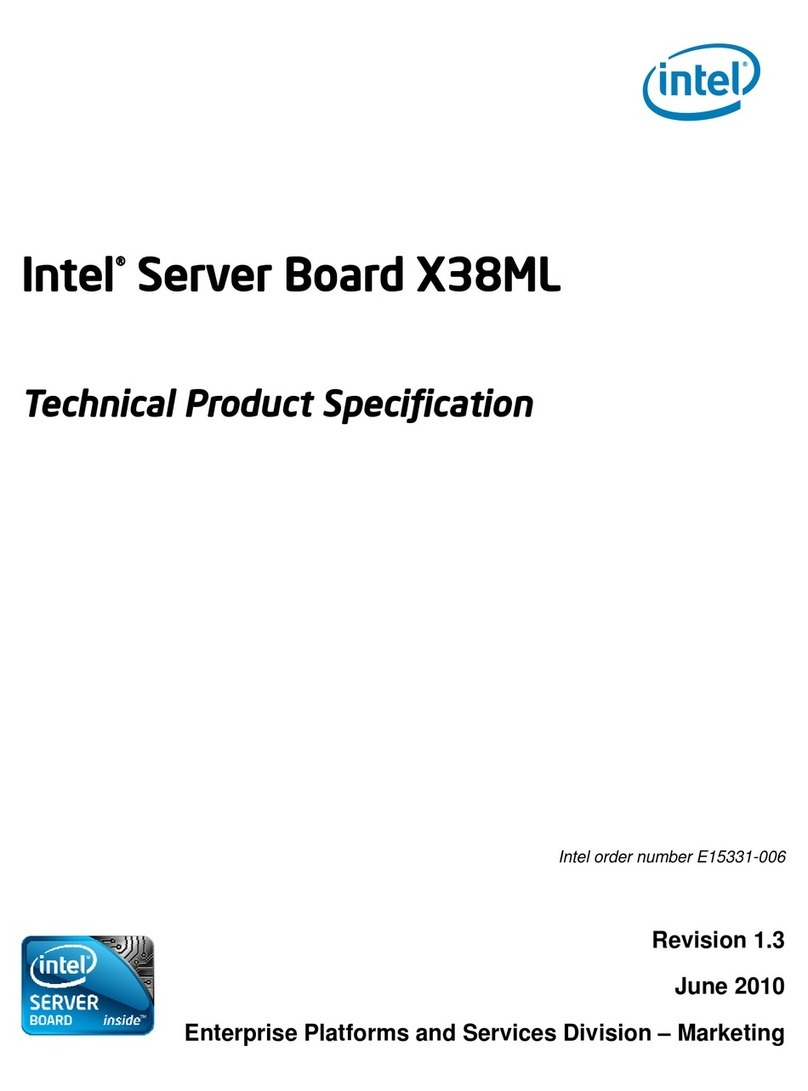 Intel X38ML - Server Board Motherboard User manual