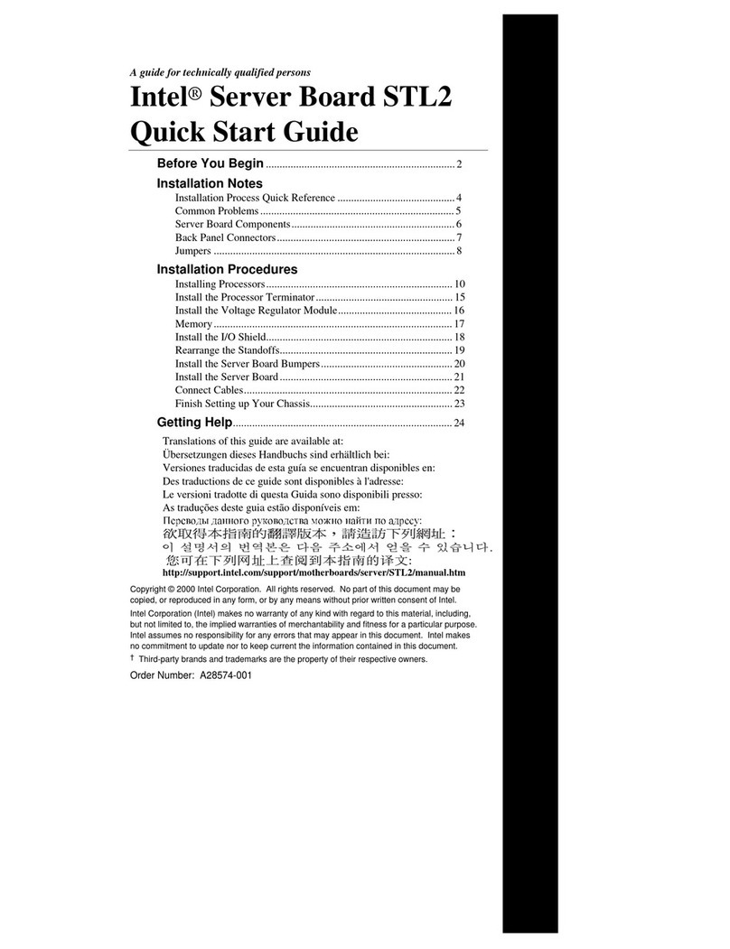 Intel STL2 User manual