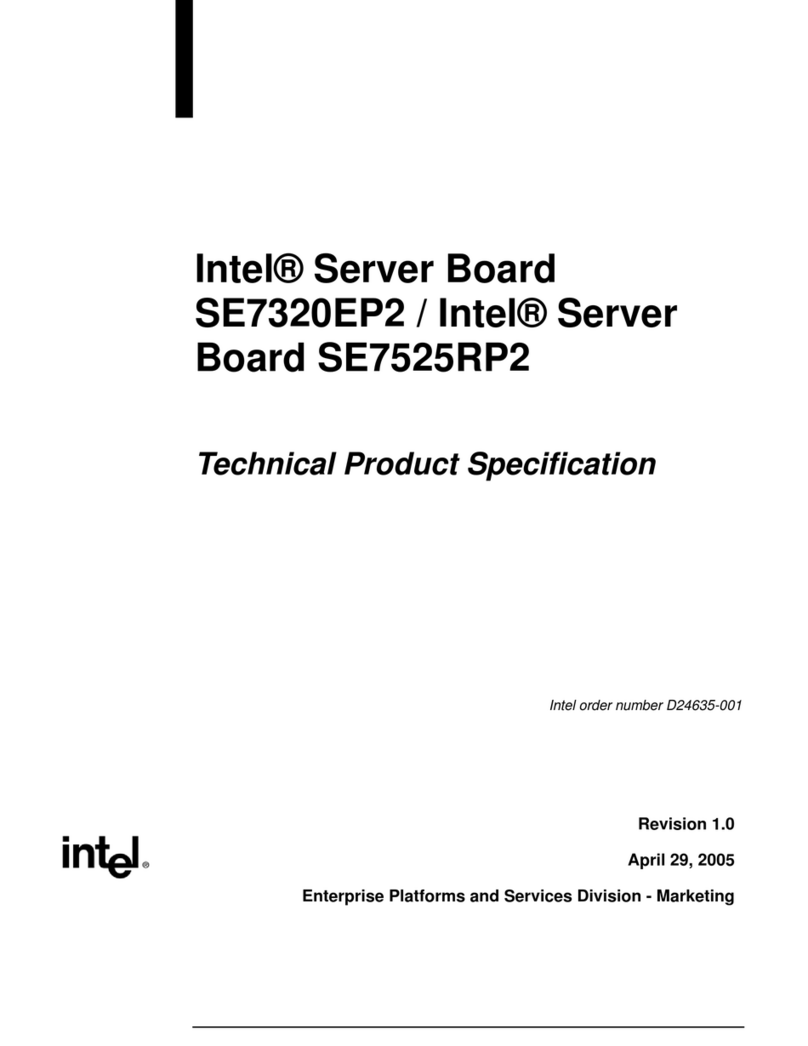 Intel SE7525RP2 User manual