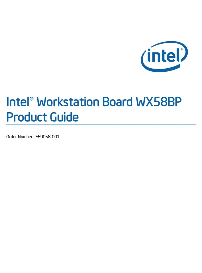 Intel WX58BP - Workstation Board Motherboard User manual
