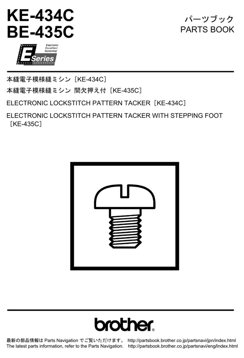 Brother KE-434C parts manual