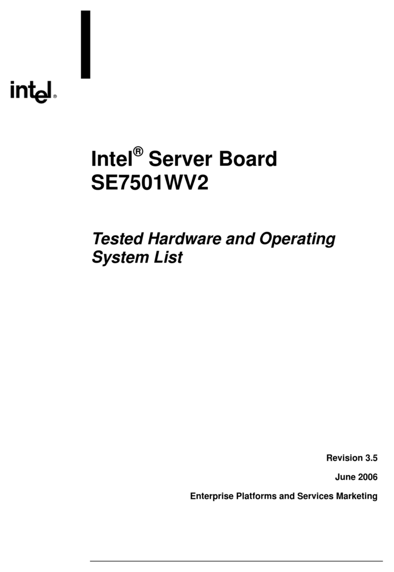 Intel SE7501WV2ATA Installation instructions