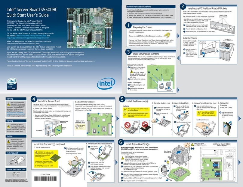 Intel S5500BC Setup guide