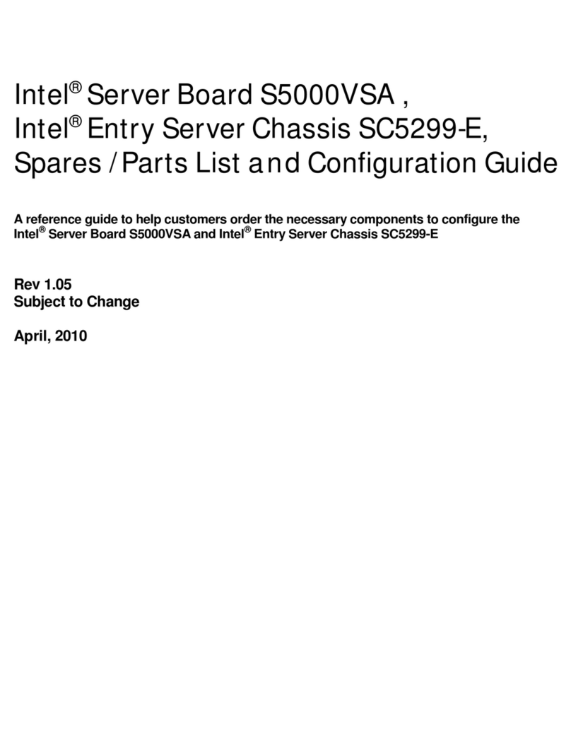 Intel S5000VSASCSIR User manual