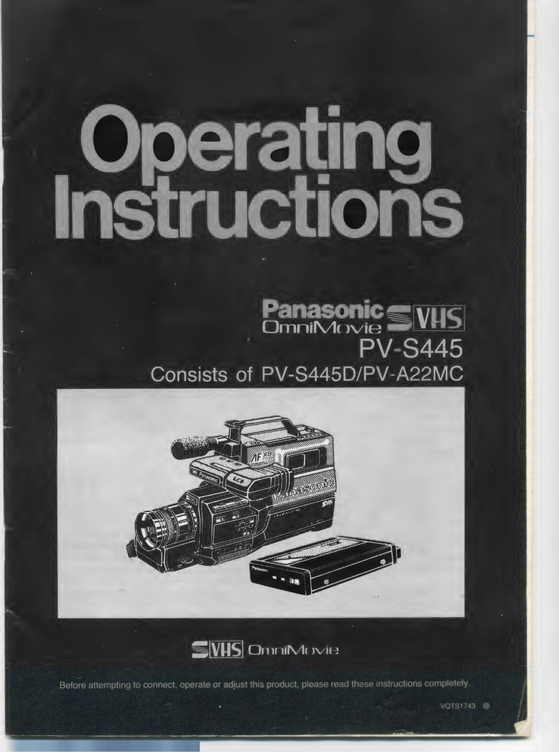 Panasonic OmniMovie PV-S445 User manual