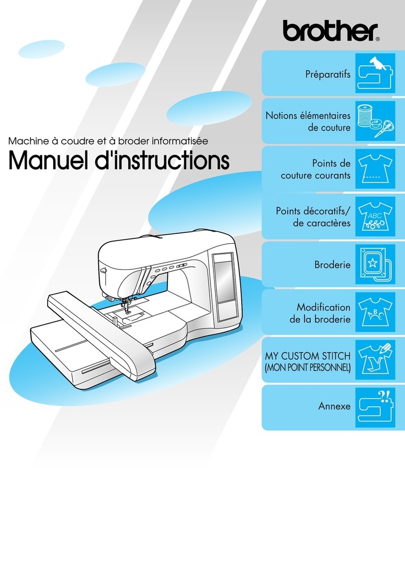 Brother Innov-is 2500D Mounting instructions