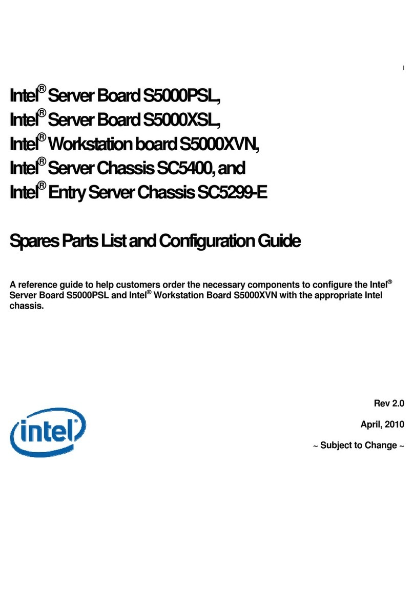 Intel S5000PSLSAS User manual