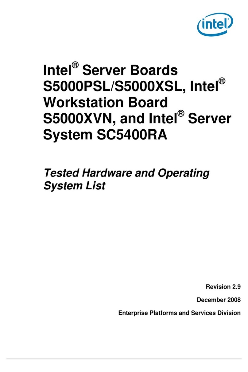 Intel S5000PSLROMB Installation instructions