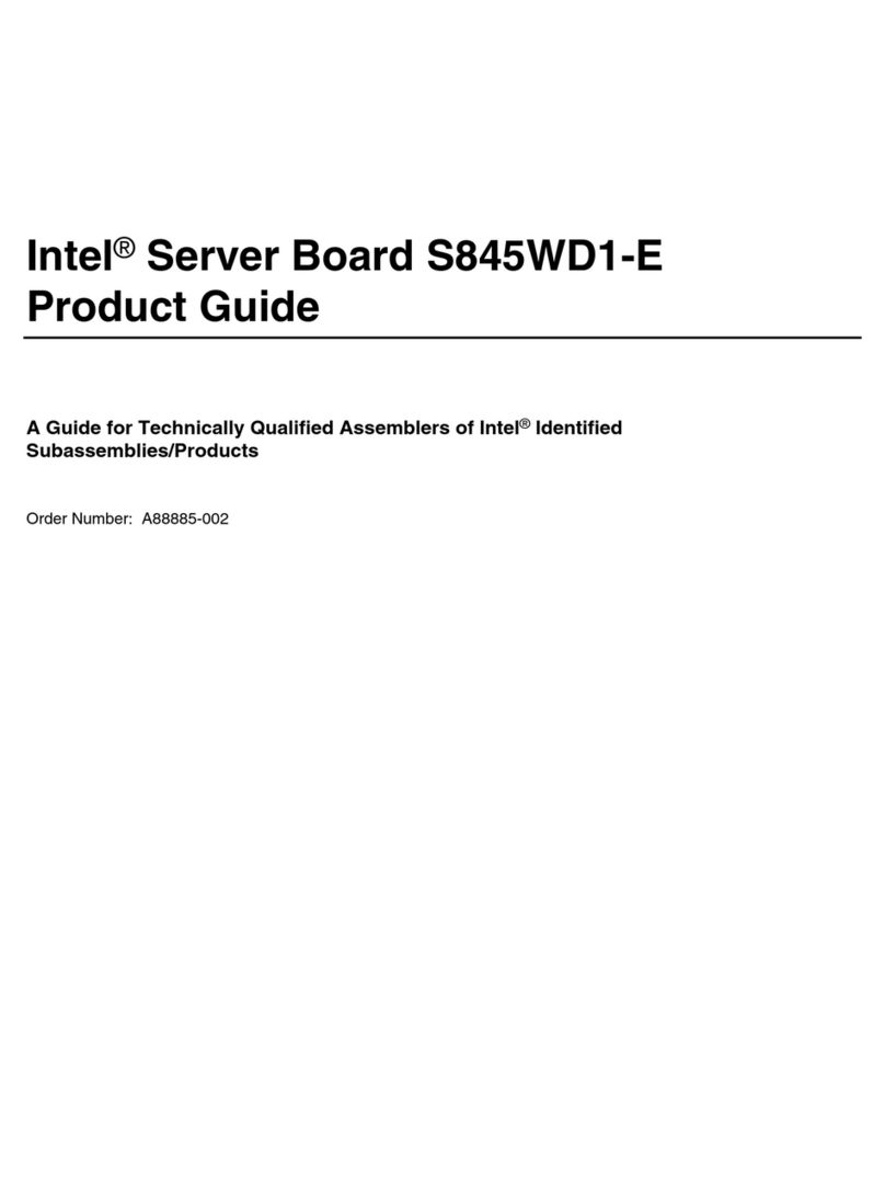 Intel S845WD11U User manual