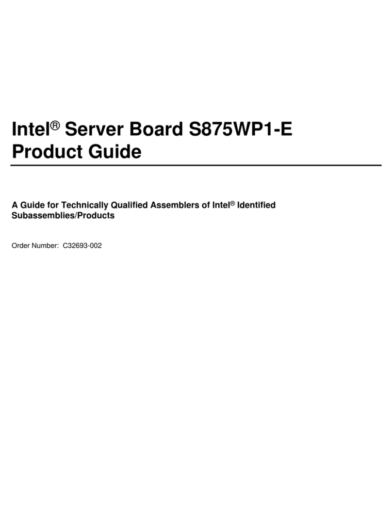 Intel S875WP1 - EATX MBD 875 P4 DDR-2CH SATA RAID VID... User manual