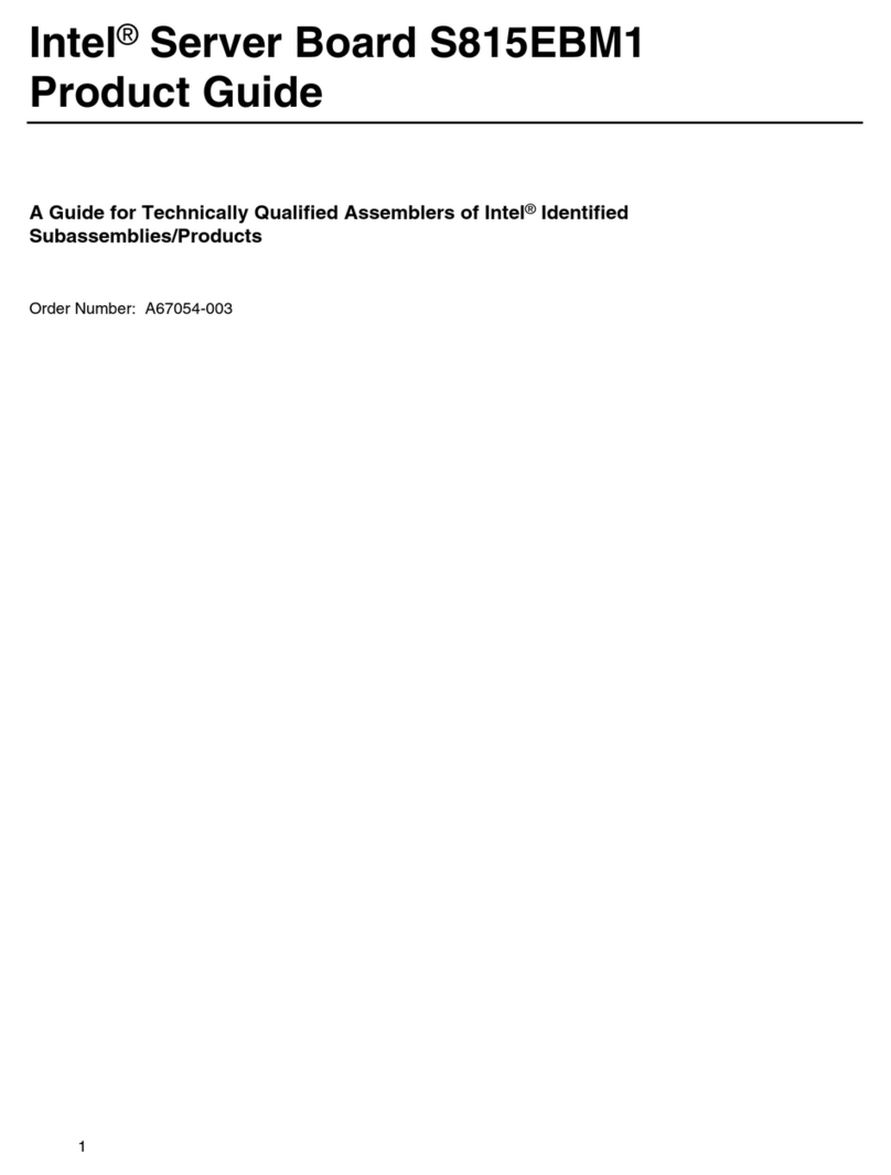Intel S815EBM1 - Server Board Motherboard User manual