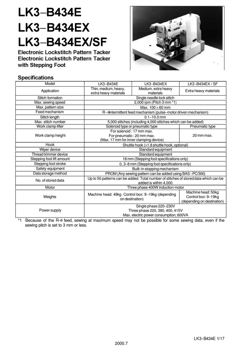 Brother LK3-B434E User manual