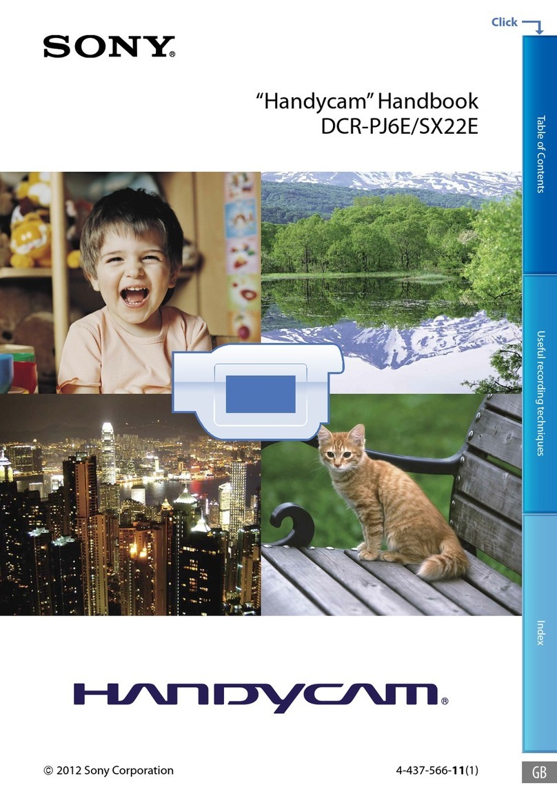 Sony Handycam DCR-SX22E instruction & operation manual