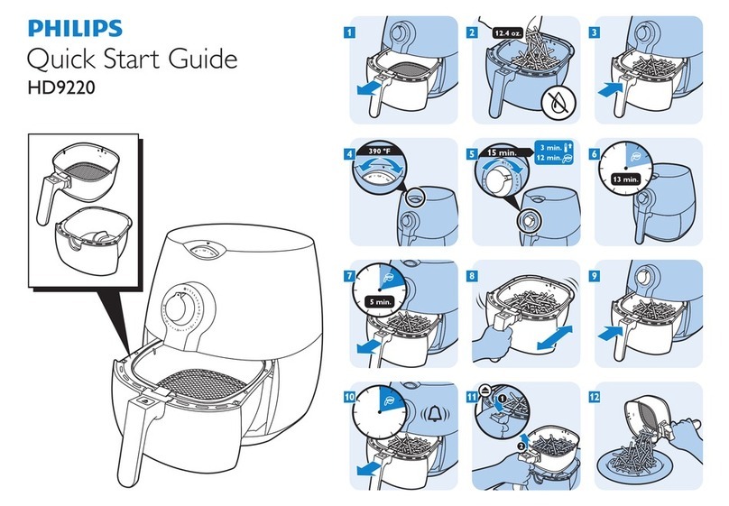 Philips HD9220 quick start guide