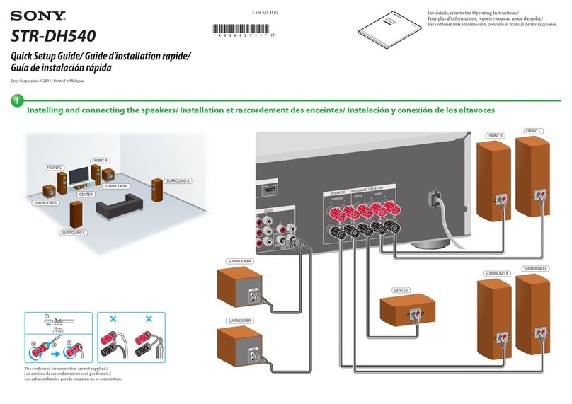 Sony STR-DH540 User manual