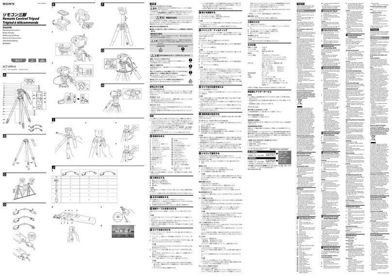 Sony VCT-VPR10 User manual