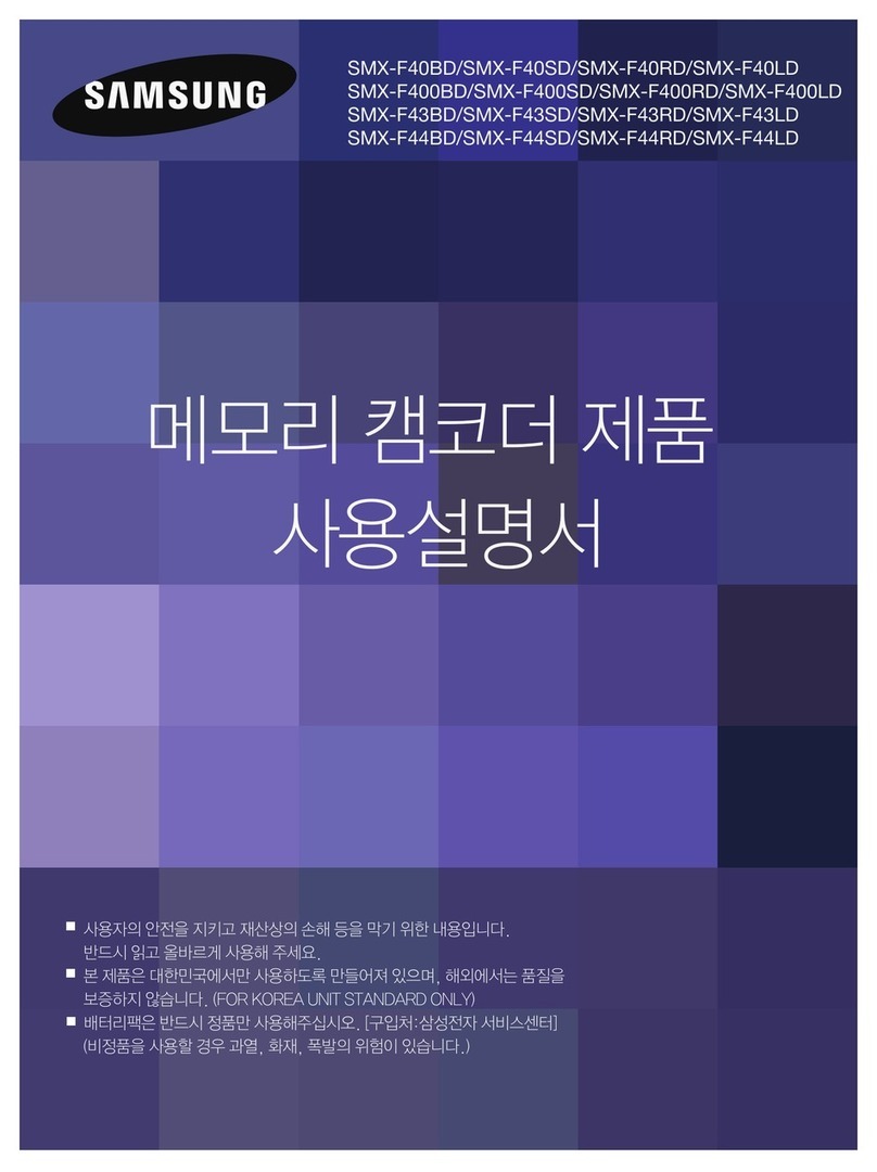 Samsung SMX-F40BN User manual