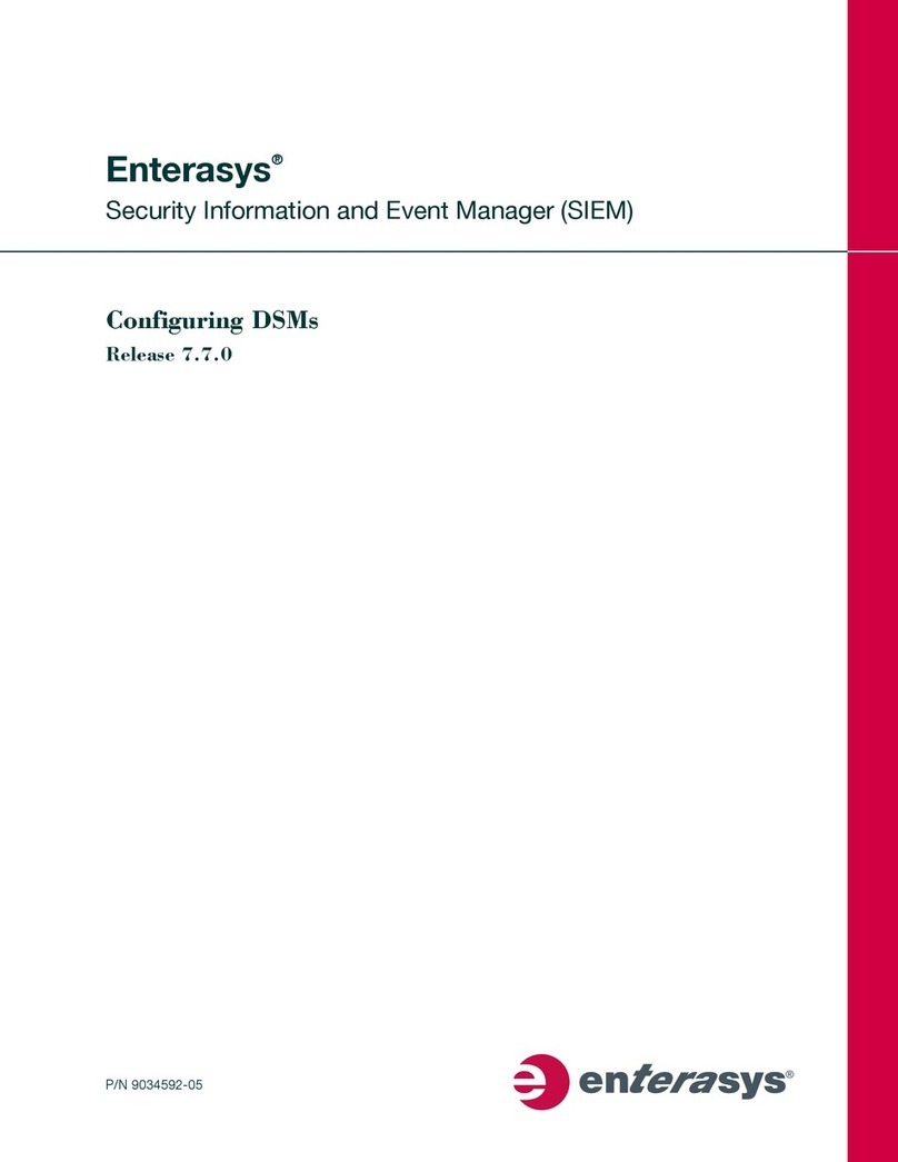 Enterasys Security Information and Event Manager... Configuration guide Enterasys Security Information and Event Manager... Configuration guide