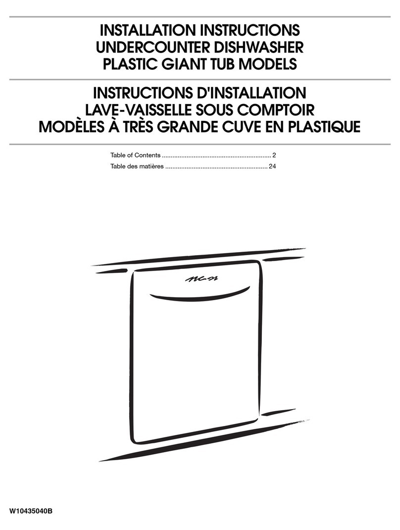 Whirlpool WDF310PLAT User manual