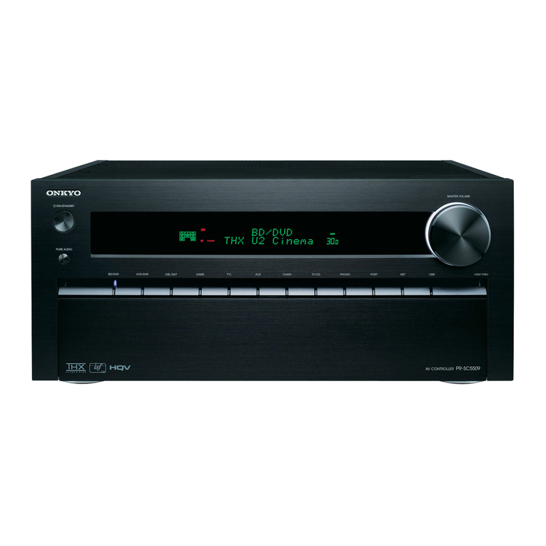 Onkyo PR-SC5509 owner's manual