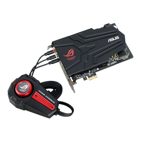 Asus ROG Xonar Phoebus User manual