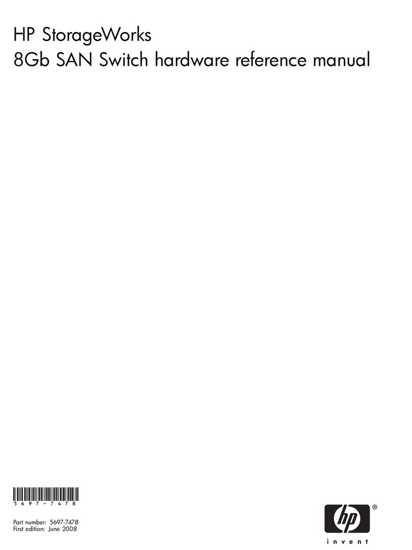 HP StorageWorks 8/24 - SAN Switch Quick user guide