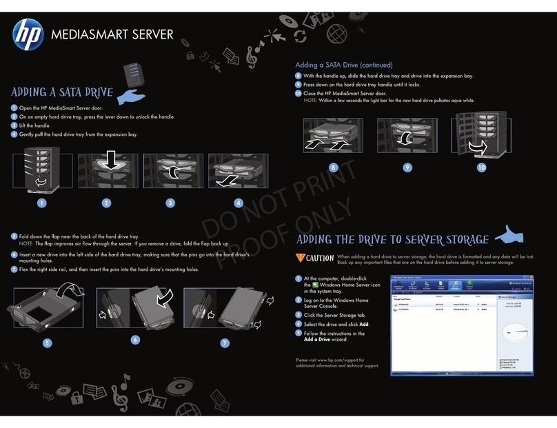 HP EX485 - MediaSmart Server - 2 GB RAM How to use